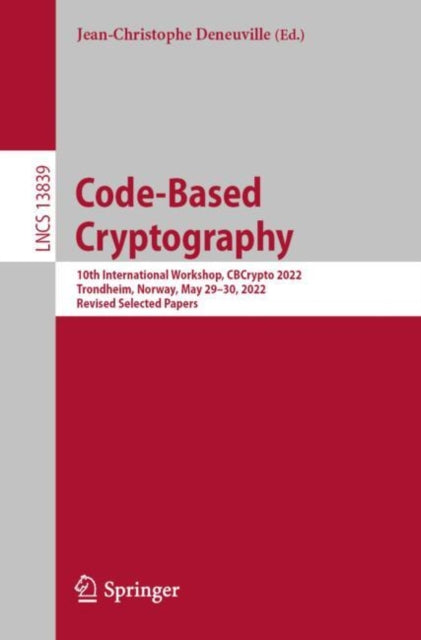 Book cover of: Code-Based Cryptography