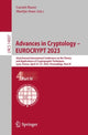 Book cover of: Advances in Cryptology – EUROCRYPT 2023. By: Carmit Hazay