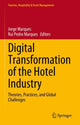 Book cover of: Digital Transformation of the Hotel Industry. By: Jorge Marques