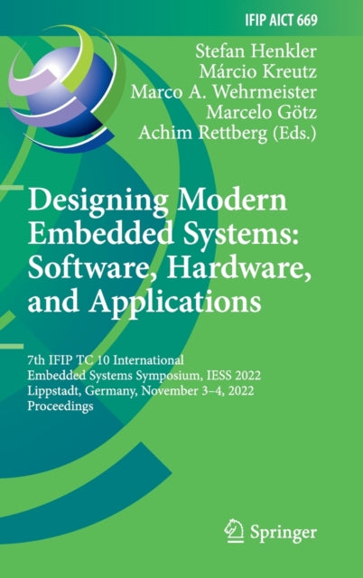 Book cover of: Designing Modern Embedded Systems: Software, Hardware, and Applications. By: Stefan Henkler