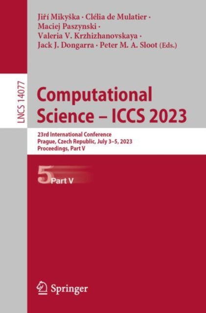 Book cover of: Computational Science – ICCS 2023. By: Jiří Mikyska
