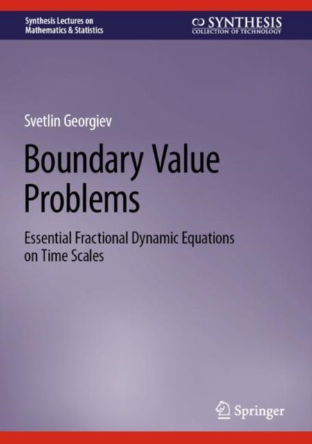 Book cover of: Boundary Value Problems. By: Svetlin Georgiev