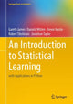 Book cover of: Introduction to Statistical Learning. By: Gareth James