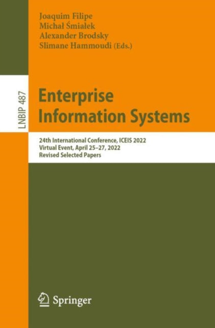 Book cover of: Enterprise Information Systems. By: Joaquim Filipe