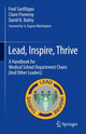 Book cover of: Lead, Inspire, Thrive. By: Fred Sanfilippo