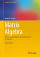 Book cover of: Matrix Algebra. By: James E. Gentle