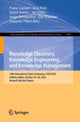 Book cover of: Knowledge Discovery, Knowledge Engineering and Knowledge Management. By: Frans Coenen