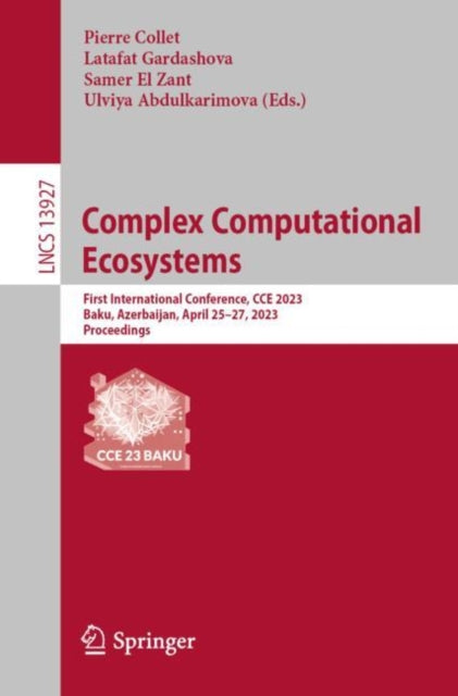 Book cover of: Complex Computational Ecosystems. By: Pierre Collet