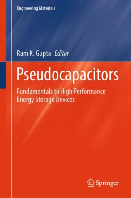 Book cover of: Pseudocapacitors. By: Ram K. Gupta