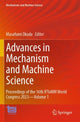 Book cover of: Advances in Mechanism and Machine Science. By: Masafumi Okada