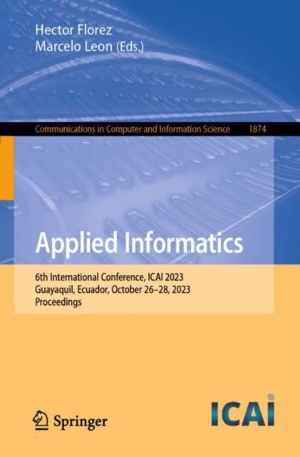 Book cover of: Applied Informatics. By: Hector Florez