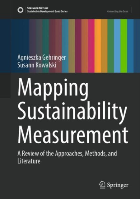 Book cover of: Mapping Sustainability Measurement. By: Agnieszka Gehringer