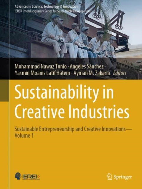 Book cover of: Sustainability in Creative Industries. By: Muhammad Nawaz Tunio