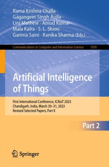 Book cover of: Artificial Intelligence of Things. By: Rama Krishna Challa