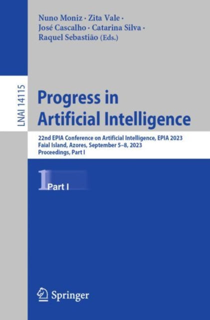 Book cover of: Progress in Artificial Intelligence. By: Nuno Moniz