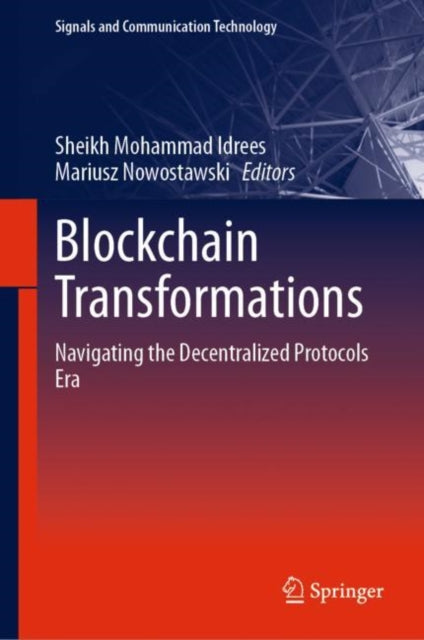 Book cover of: Blockchain Transformations. By: Sheikh Mohammad Idrees