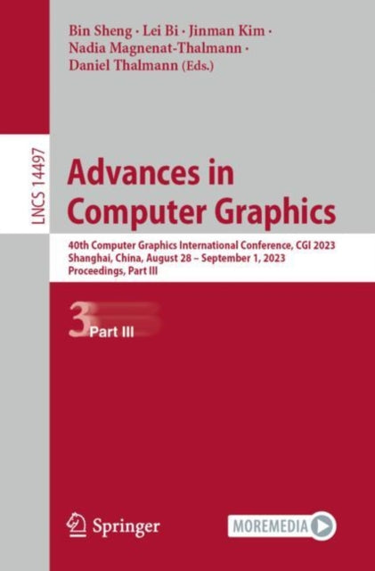 Book cover of: Advances in Computer Graphics. By: Bin Sheng