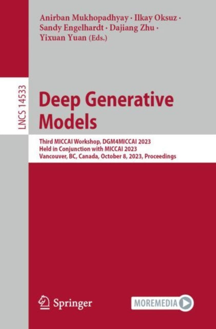 Book cover of: Deep Generative Models. By: Anirban Mukhopadhyay