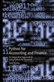 Book cover of: Python for Accounting and Finance. By: Sunil Kumar