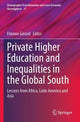 Book cover of: Private Higher Education and Inequalities in the Global South