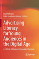 Book cover of: Advertising Literacy for Young Audiences in the Digital Age
