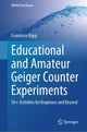 Book cover of: Educational and Amateur Geiger Counter Experiments