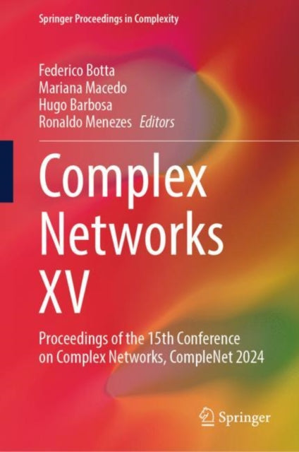 Book cover of: Complex Networks XV