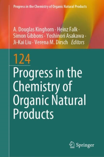 Book cover of: Progress in the Chemistry of Organic Natural Products 124. By: A. Douglas Kinghorn