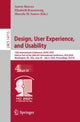 Book cover of: Design, User Experience, and Usability. By: Aaron Marcus