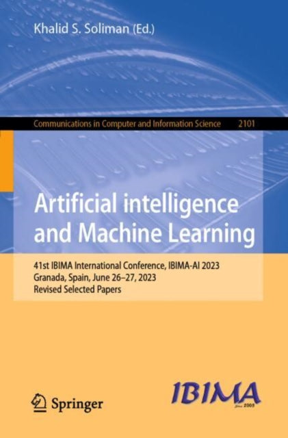 Book cover of: Artificial intelligence and Machine Learning. By: Khalid S. Soliman