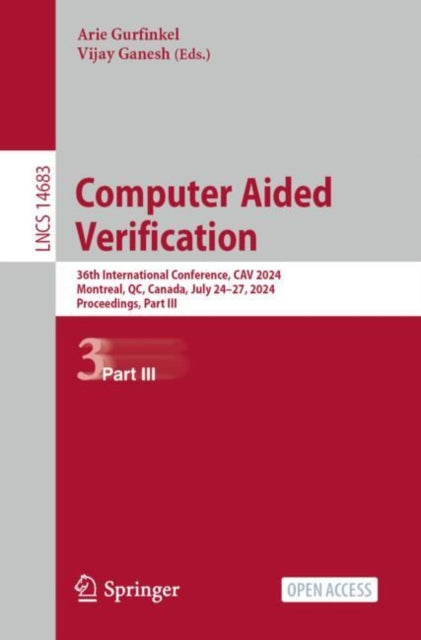 Book cover of: Computer Aided Verification. By: Arie Gurfinkel