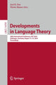 Book cover of: Developments in Language Theory. By: Joel D. Day