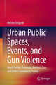 Book cover of: Urban Public Spaces, Events, and Gun Violence. By: Melvin Delgado