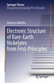 Book cover of: Electronic Structure of Rare-Earth Nickelates from First-Principles. By: Harrison LaBollita