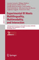 Book cover of: Experimental IR Meets Multilinguality, Multimodality, and Interaction. By: Lorraine Goeuriot