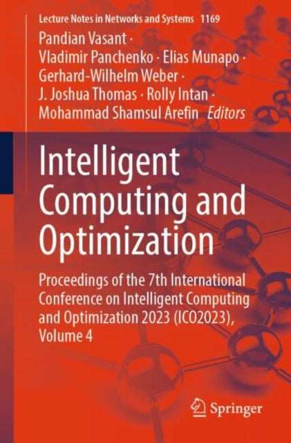 Book cover of: Intelligent Computing and Optimization. By: Pandian Vasant