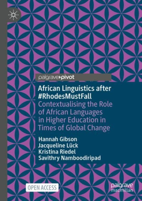 Book cover of: African Linguistics after #RhodesMustFall