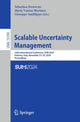 Book cover of: Scalable Uncertainty Management. By: Sébastien Destercke