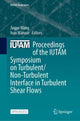 Book cover of: Proceedings of the IUTAM Symposium on Turbulent/Non-Turbulent Interface in Turbulent Shear Flows. By: Jinjun Wang