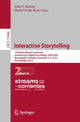 Book cover of: Interactive Storytelling. By: John T. Murray