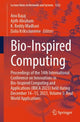 Book cover of: Bio-Inspired Computing. By: Anu Bajaj