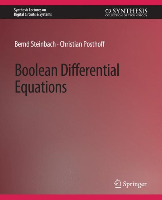 Book cover of: Boolean Differential Equations. By: Bernd Steinbach