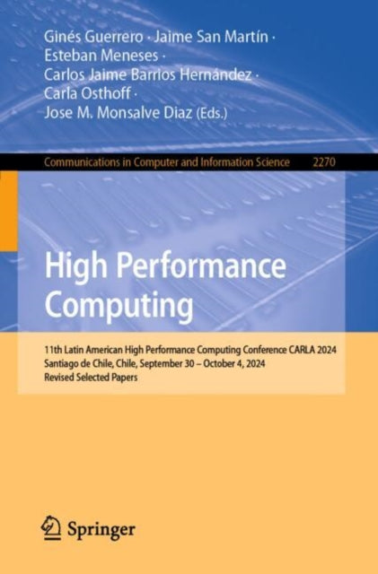 Book cover of: High Performance Computing. By: Ginés Guerrero