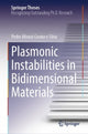 Book cover of: Plasmonic Instabilities in Bidimensional Materials. By: Pedro Afonso Cosme e Silva