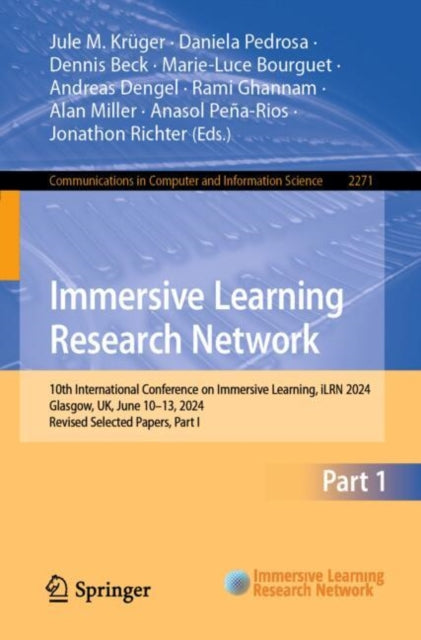 Book cover of: Immersive Learning Research Network