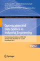 Book cover of: Optimization and Data Science in Industrial Engineering. By: A. Mirzazadeh