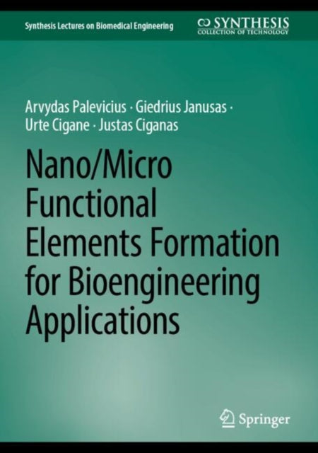 Book cover of: Nano/Micro Functional Elements Formation for Bioengineering Applications. By: Arvydas Palevicius