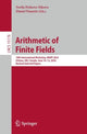 Book cover of: Arithmetic of Finite Fields. By: Svetla Petkova-Nikova