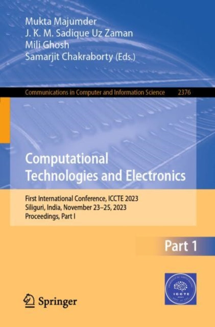 Book cover of: Computational Technologies and Electronics. By: Mukta Majumder