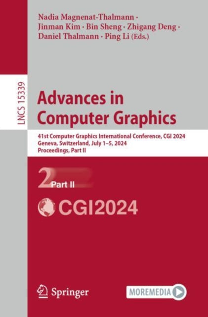 Book cover of: Advances in Computer Graphics. By: Nadia Magnenat-Thalmann